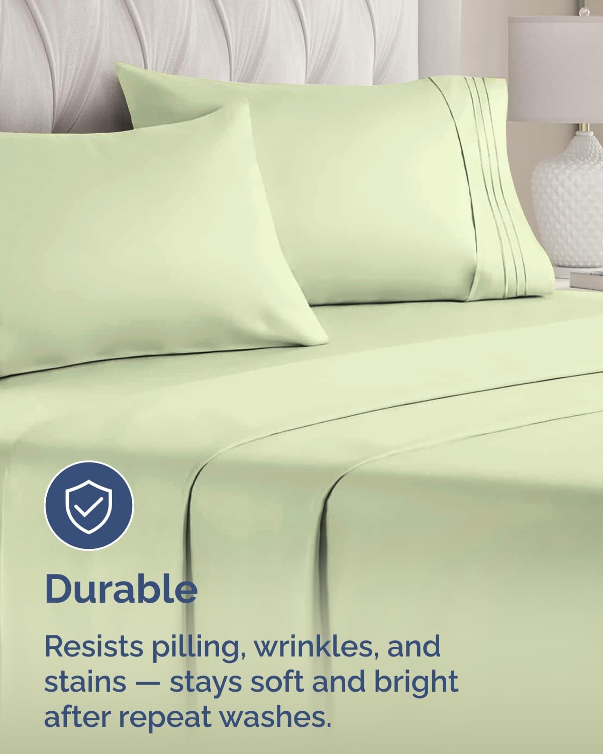 King Pillow Cases Set of 6 - Ultra Soft Hotel Quality Pillowcase Covers - Comfy, Cozy & Wrinkle Free - Shrink & Fade Resistant - Machine…