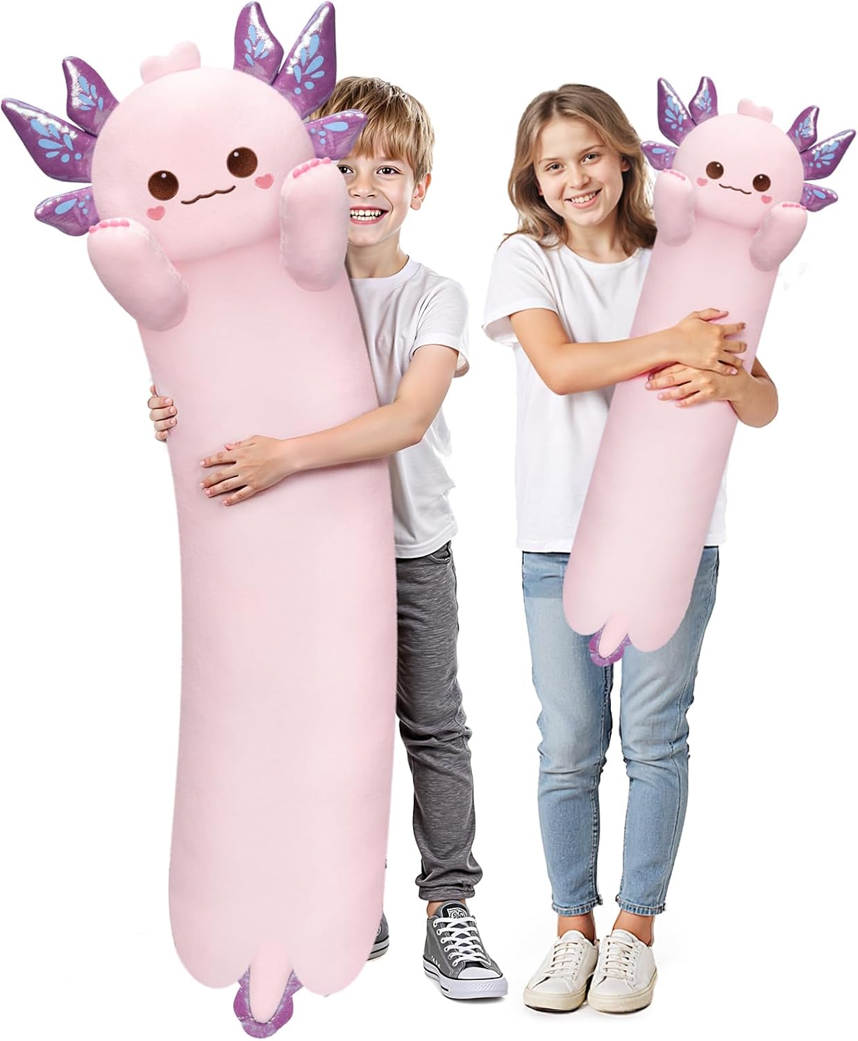 Mewaii Artist-Designed Ultra Soft Long Plush Body Pillow, Extra Stuffing for Comfort, Premium Quality Stuffed Animal Gift for Girlfriend…