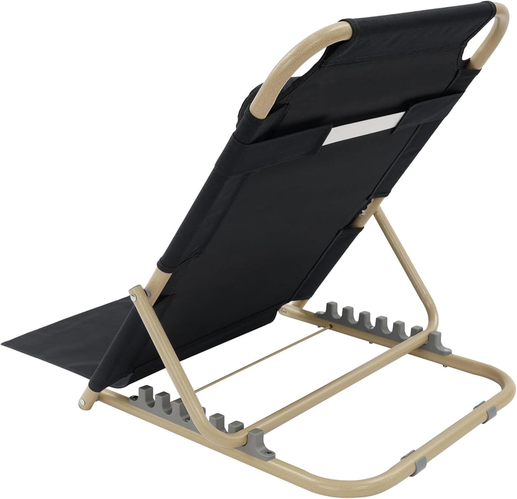 PERFERATE Bed Backrest Support Portable Bed Chair 7 Gears Adjustable Lifting Beds Backrest Folding Reading Chair with Pillow for Elderly…