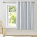 NICETOWN Room Darkening Curtain - Window Treatment Thermal Insulated Grommet Room Darkening Curtain/Drape for Bedroom (Cloud Grey, 1…