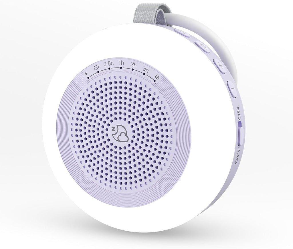 Portable Sound Machine, LEICEX White Noise Machine,33 Soothing Sound 10 Colors Night Light Sleep Machine for Baby Kids, Timer and Memory…