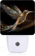 Hummingbird Night Light, Plug-in Night Lights with Dusk-to-Dawn Sensor for Stairway, Hallway, Bedroom Sleep Friendly Ideal for…