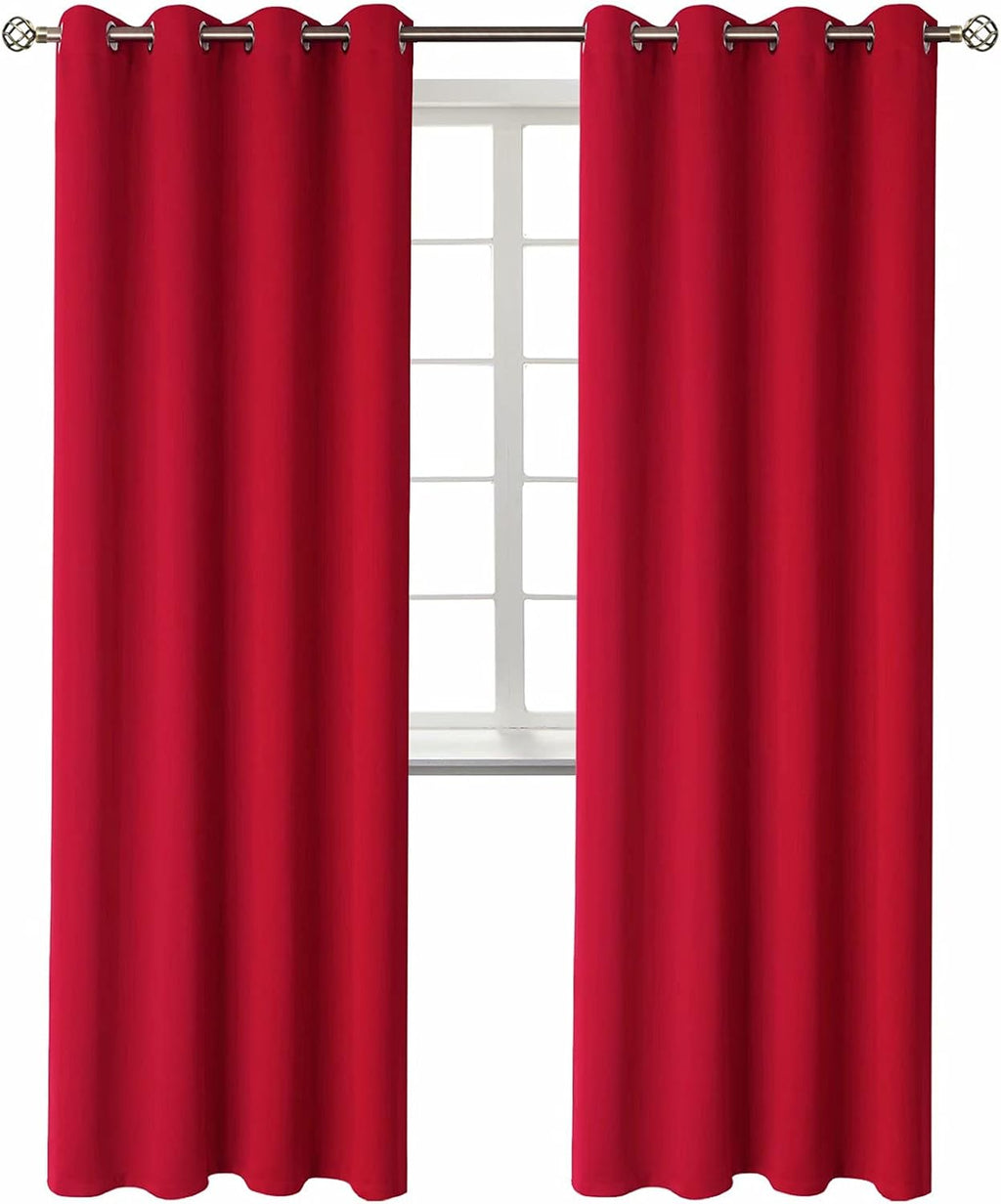 BGment Christmas Room Darkening Curtains 84 Inches Long - Grommet Thermal Insulated Drapes Window Treatment Curtains for Bedroom, 2 Panels,…