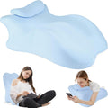 Myfamirea Memory Foam Ergonomic Wedge Pillow for Adults, Prone Pillow for Bed Sleeping, Reading, Memory Foam Ergonomic Cushion for Back Sup…
