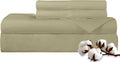 Royalelinens ROYALE LINENS 300 Thread Count 100% Long Staple Combed Cotton Sheet Set - 4 Piece Queen Bed Sheets - 1 Fitted, 1 Flat & 2 Pill…