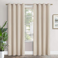 YoungsTex Blackout Curtains for Bedroom 90 Inches Length - Grommmet Room Darkening Thermal Insulated Window Drapes for Basement Kids Living…