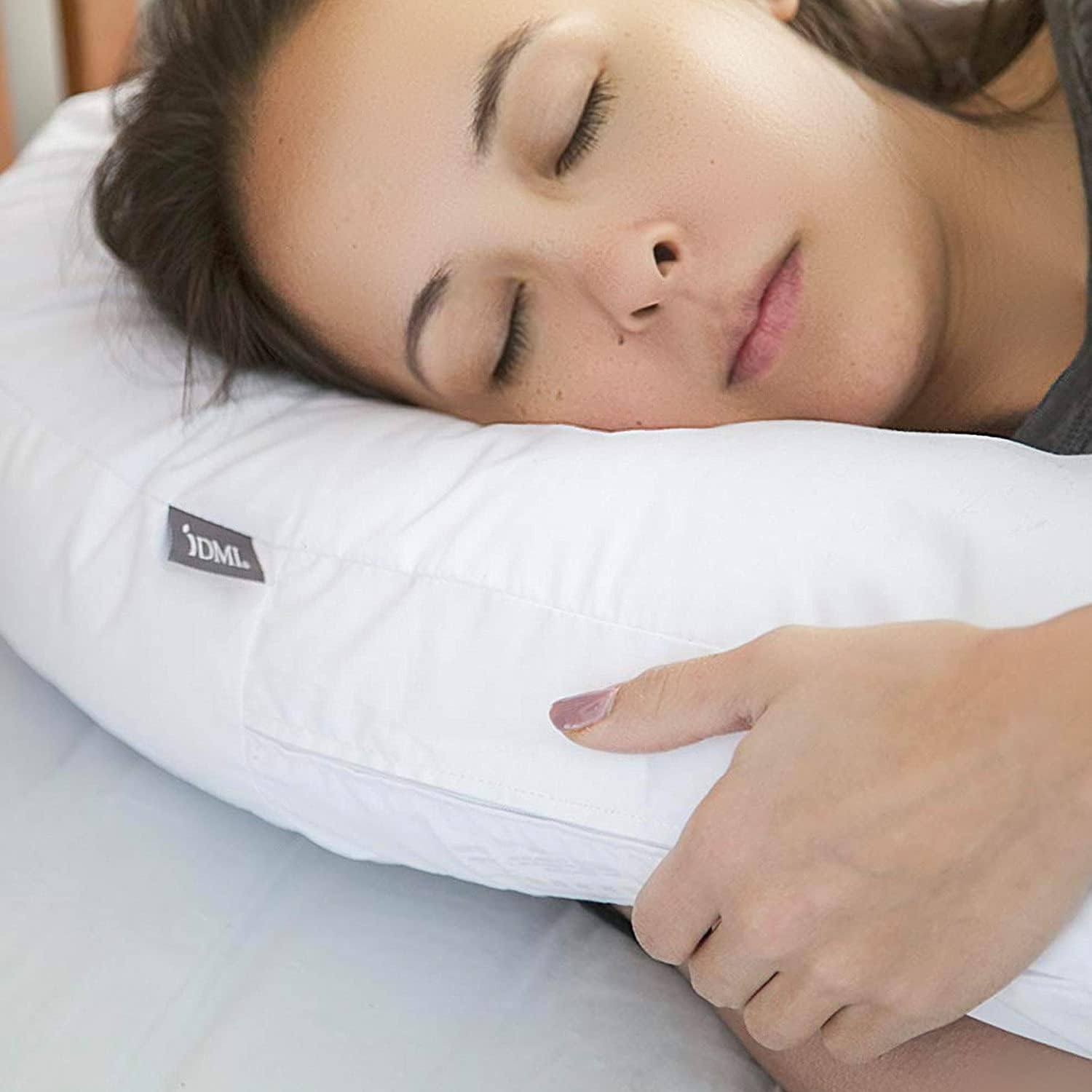 DMI Side Sleeper Pillow and Body Pillow, Pregnancy Pillow with Contoured Support for Neck, Back, Hip, Joint Pain and Sciatica Relief with…