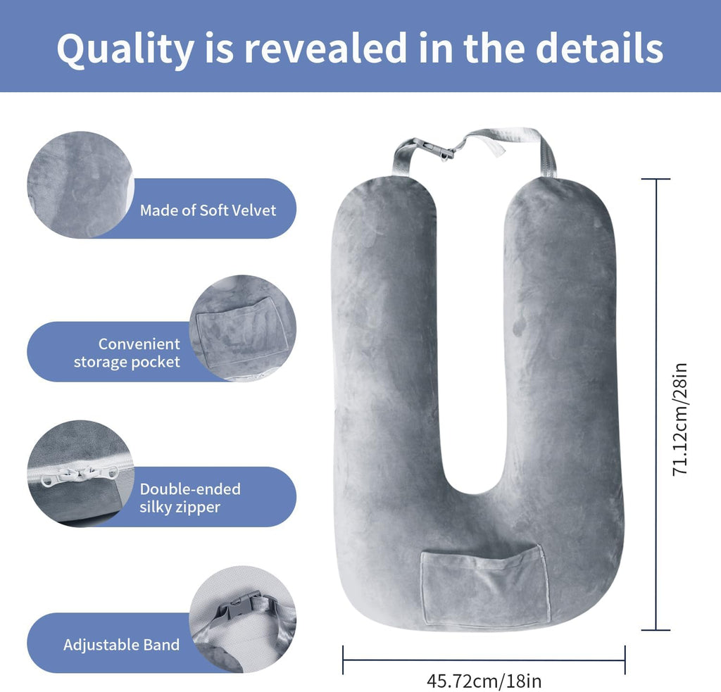 Car Pillow for Kids, Travel Pillow for Car, Toddler Travel Pillow for Sleeping Carseat Pillow for Adults, Removable and Washable Covers…