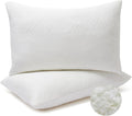 Yagamo Adjustable Pillows, Queen Size Bed Pillows for Sleeping 2 Pack, Shredded Memory Foam Pillows - Medium Firm and Supportive Bac…