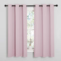 NICETOWN Blackout Curtain Panels for Girls Room, Nursery Essential Thermal Insulated Solid Grommet Top Blackout Drapes (Baby…