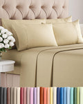 Cal King 6 Piece Sheet Set - Comfy, Breathable & Cooling - Hotel Luxury Bedding for Women, Men, Kids, Teens & Children - 1 Flat & 1…