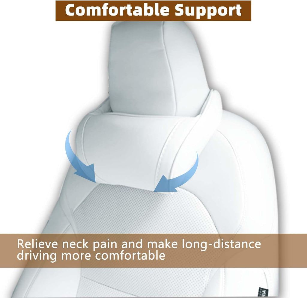 TOPABYTE Car Neck Pillow for Tesla Model 3 Model Y Model S Model X Cybertruck Accessories Memory Foam Ergonomic Design Comfortable…