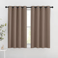 NICETOWN Insulated Blackout Curtains and Drapes - Microfiber Energy Saving Thermal Insulated Solid Grommet Blackout Draperies for Kitchen…