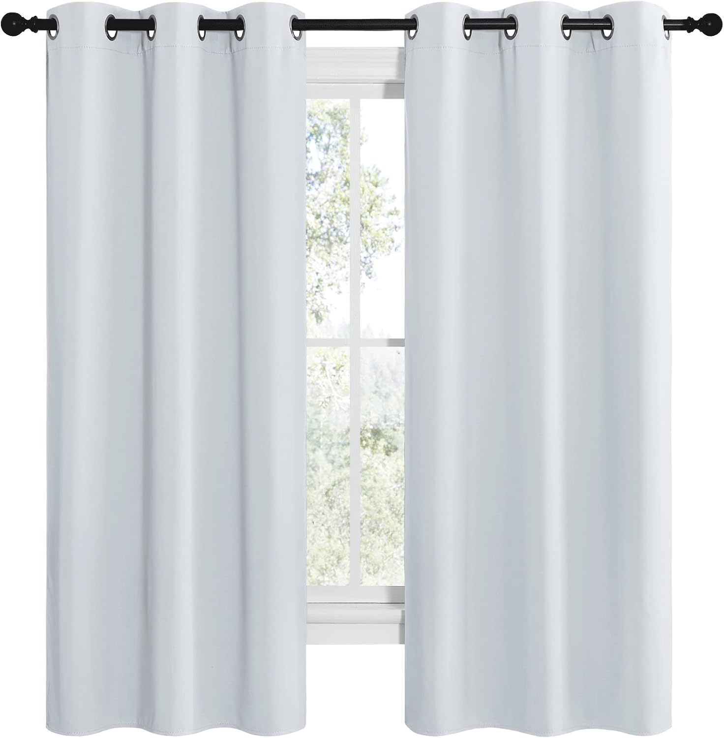 NICETOWN Room Darkening Draperies Curtains Panels, Window Treatment Thermal Insulated Grommet Room Darkening Curtains/Drapes for Bedroom…