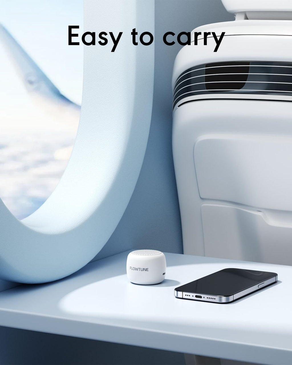 Sound Machine Flowtune White Noise Machine for Baby Adults, Mini Portable Sound Machine for Travel, 6H Timer, 18 Soothing Sleep Sounds Gift