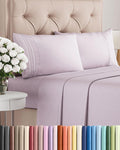 Full Size 4 Piece Sheet Set - Comfy Breathable & Cooling Sheets - Hotel Luxury Bed Sheets for Women & Men - Deep Pockets, Easy-Fit, Soft…