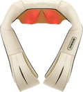 Nekteck Shiatsu Neck Massager with Heat for Deep Tissue, 2026 Upgraded 3D Back Shoulder Kneading Massage Pillow, Relaxation Gifts for Him H…