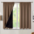 BGment Thermal Insulated 100% Blackout Curtains for Bedroom with Black Liner, Double Layer Full Room Darkening Noise Reducing Rod Pocket…