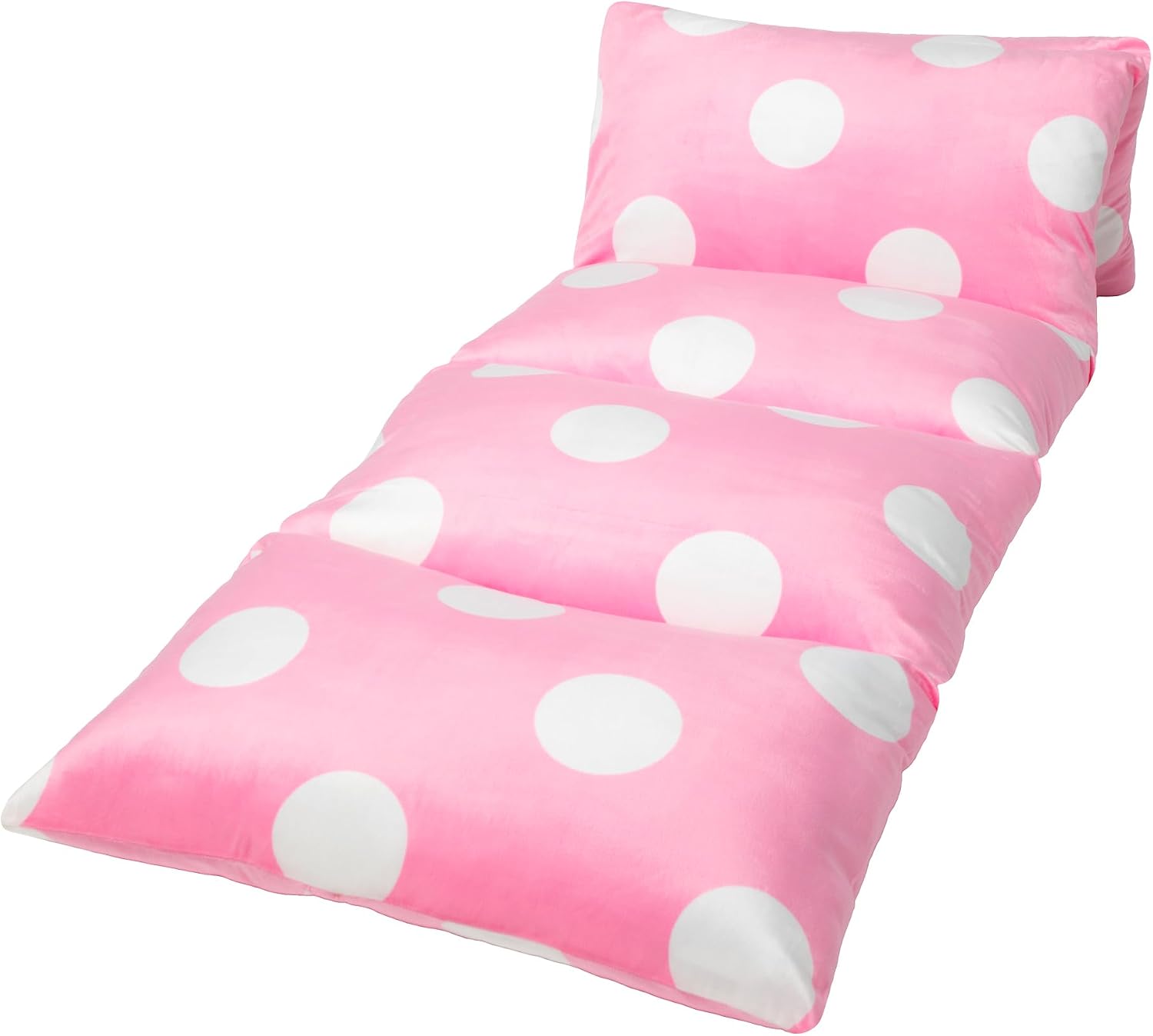 Butterfly Craze Floor Pillow Case, Mattress Bed Lounger Cover, Polka Pink, Queen Size - Cozy Seating Solution for Kids & Adults, Recliner…
