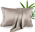 Krimano Standard Pillow Cases, Derived from Bamboo Viscose, Cooling Pillowcases, Breathable & Wicking Pillow Covers for Hot Sleepers, Envel…