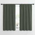 NICETOWN Bedroom Curtains Blackout Draperies - All Season Thermal Insulated Solid Rod Pocket Top Blackout Curtains/Drapes for Kid's Room…