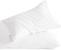 Ntbay King Cotton Pillowcases - Envelope Closure 20x36 Pillowcases Set of 2, Breathable and Soft Bed Pillow Cases, Cream Cotton