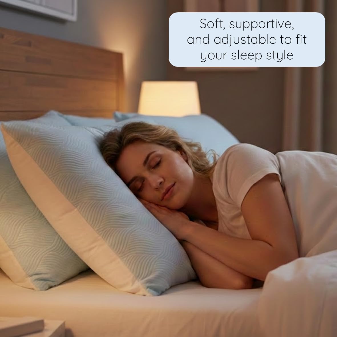 pillosophythetheoryofsleep pillosophy Original Adjustable Loft Pillow • Gel-Infused Shredded Memory Foam Fill • Dual-Sided Washable Cooling…