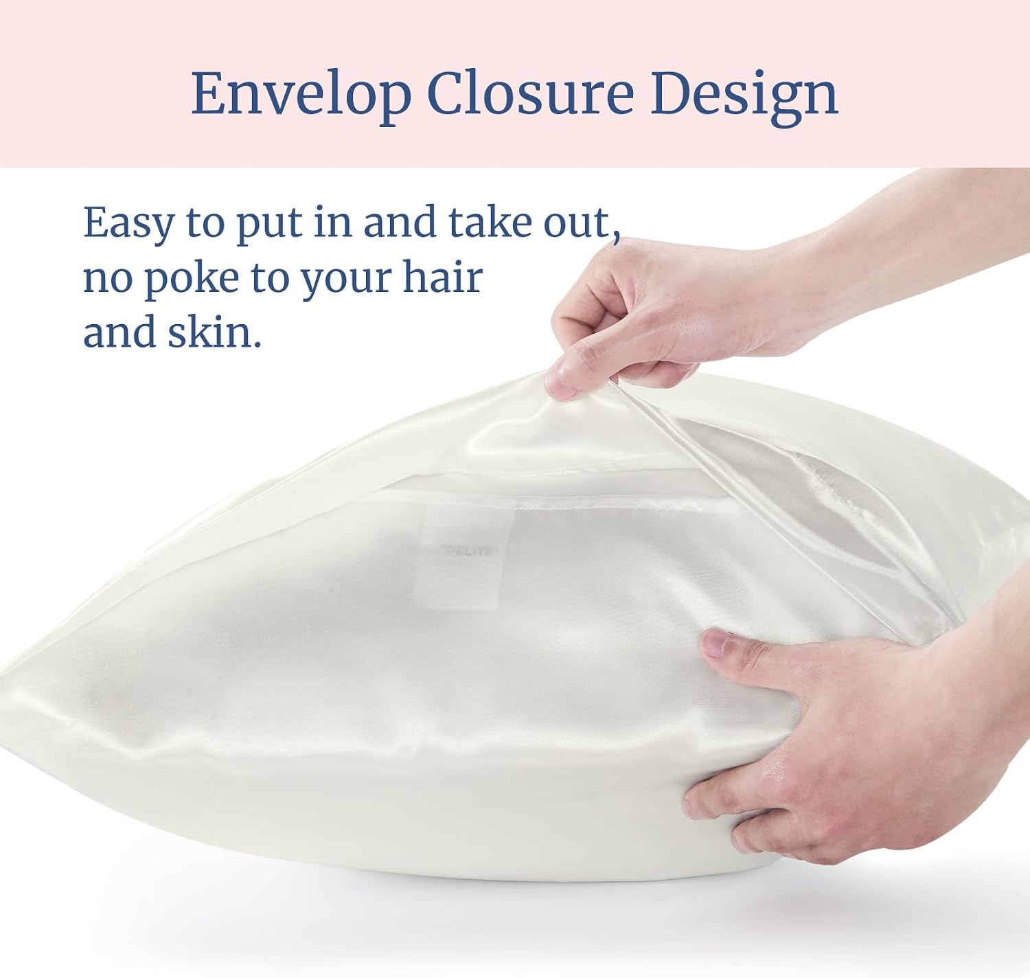 Bedelite Satin Pillowcase for Hair and Skin, Super Soft Similar to Silk Pillow Cases 4 Pack with Envelope Closure, Cooling Pillowcases for…