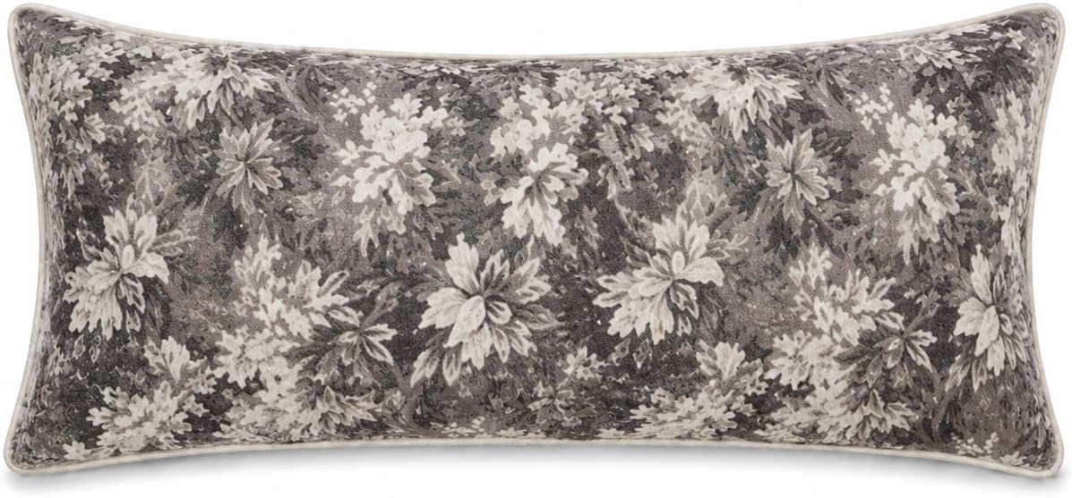 Haguko Vintage Floral Throw Pillow Covers 14x36 Long Lumbar Tapestry Chenille Soft Decorative Farmhouse Rectangular Accent Body Pill…