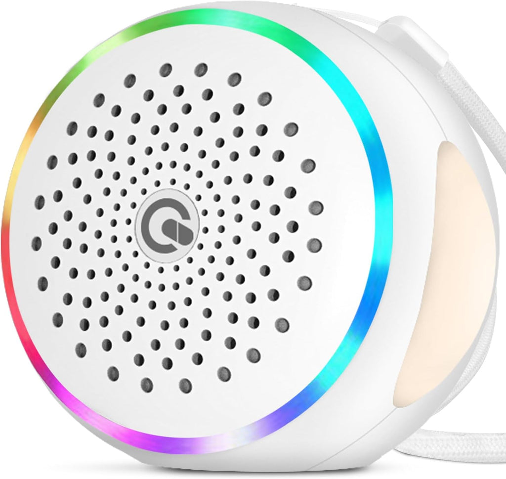 White Noise Sound Machine with 27 Soothing Sounds, Sleep Sound Timer and Memory Function - Portable Sound Machine for Baby and Adult at…