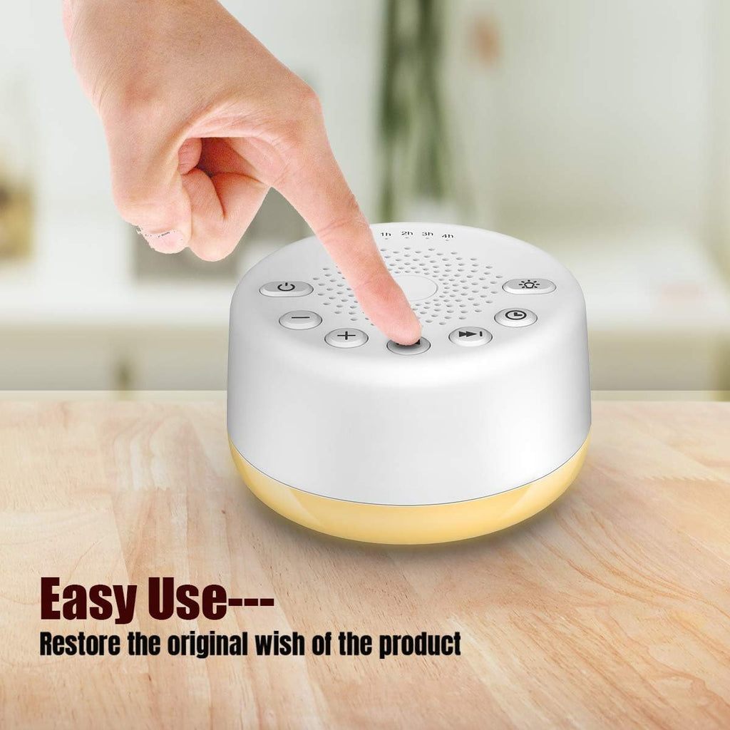 Easysleep Sound Machine Easysleep White Noise Machine with 25 Soothing Sounds and Night Lights with Memory Function 32 Levels of Volume and…