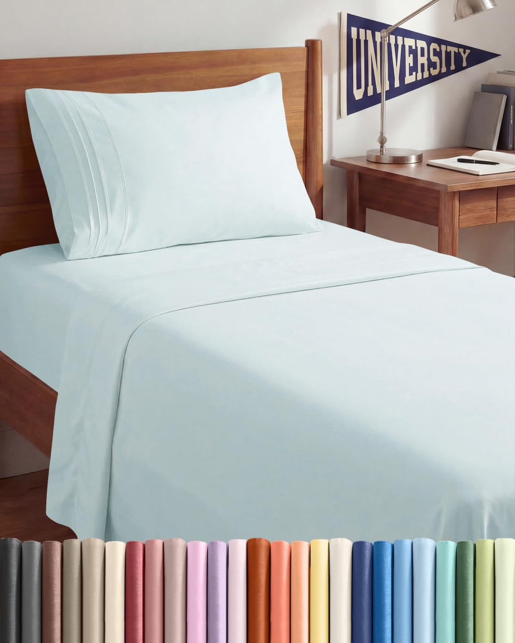 Twin XL Size 3 Piece Sheet Set - Comfy Breathable & Cooling Sheets - Hotel Luxury Bed Sheets for Women & Men - Deep Pockets, Easy-Fit…
