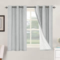 H.VERSAILTEX 100% Blackout Curtains for Bedroom Thermal Insulated Linen Textured Curtains Heat and Full Light Blocking Drapes Living Room…