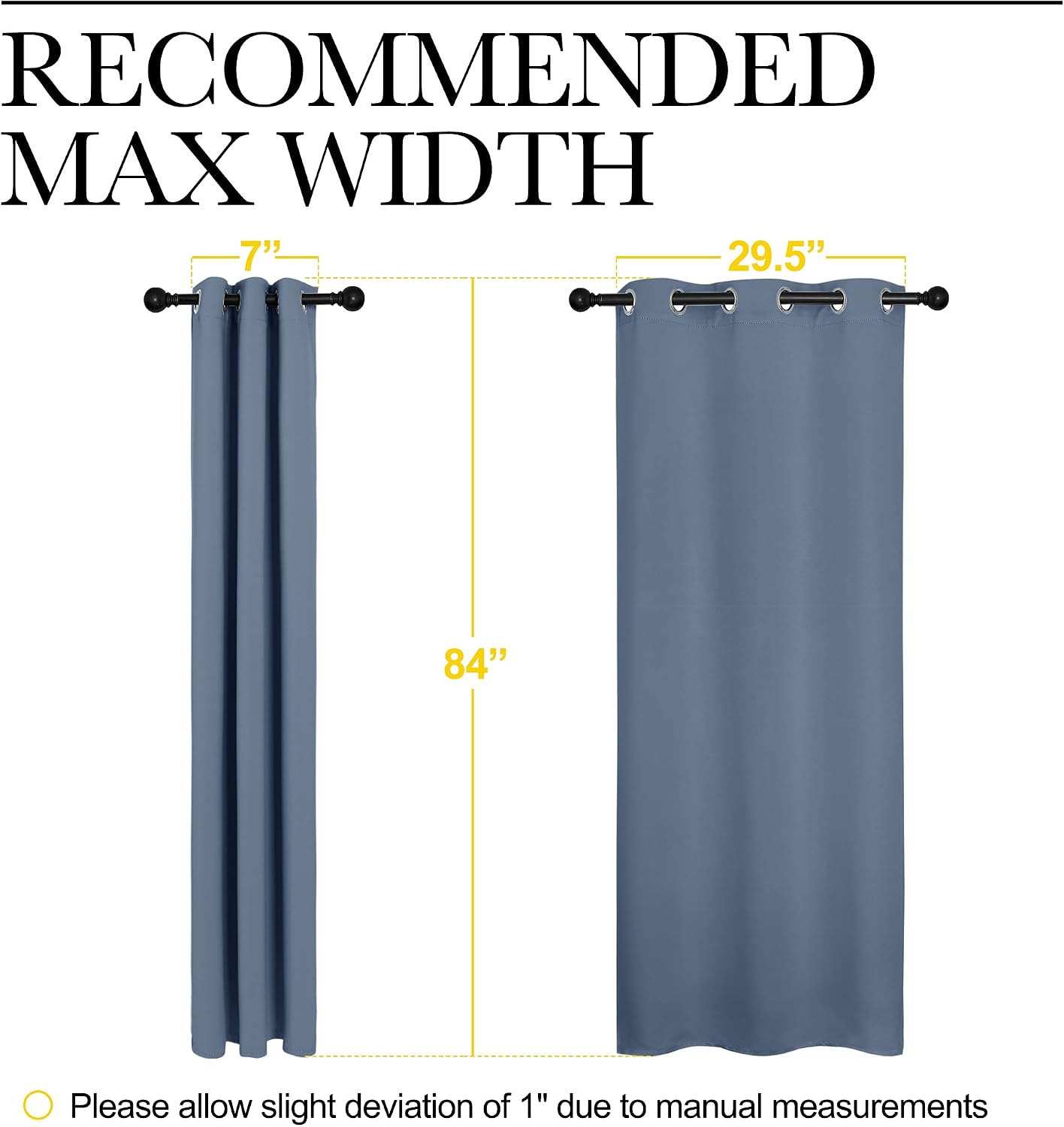 NICETOWN Blackout Curtains for Bedroom, Thermal Insulated Privacy Window Treatment Curtains & Drapes for Living Room, Nursery (Stone…