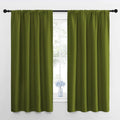 NICETOWN Window Curtains Blackout Drapes for Christmas Decoration, Thermal Insulated Solid Rod Pocket Blackout Curtains/Draperies for…