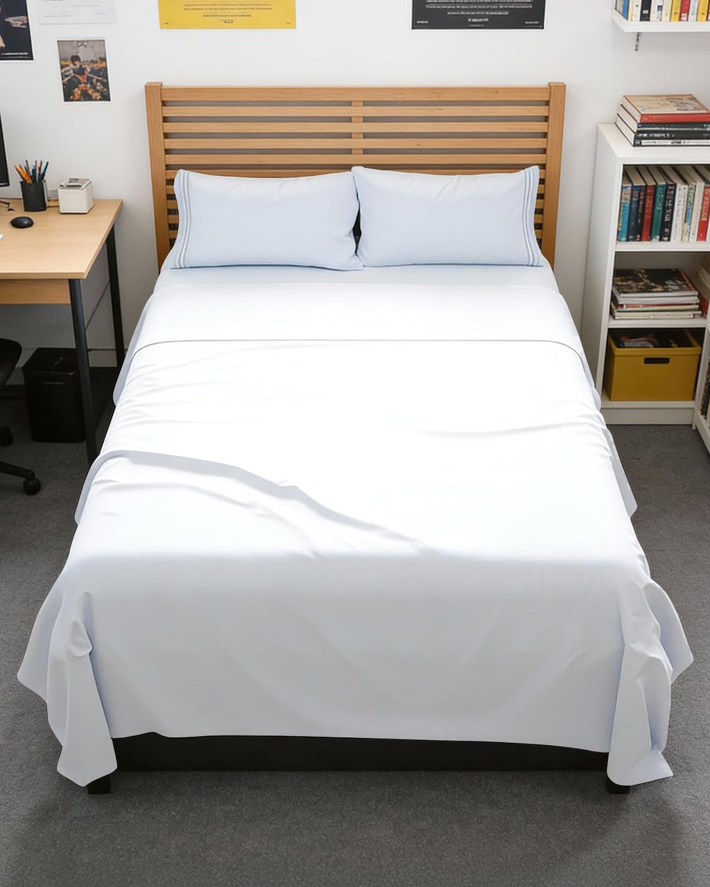 CGKUnlimited Full XL Bed Sheet - 4 Piece Full XL Bed Sheets Set - Ultra-Soft, Comfy, Breathable & Cooling - Hotel Luxury Bedding for Women…