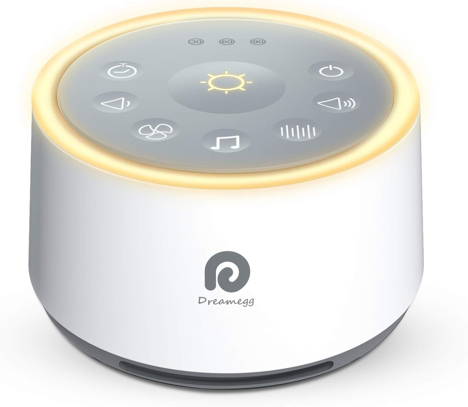 Dreamegg D1 Sound Machine Baby - White Noise Machine for Baby with Night Light, 24 High Fidelity Sounds, Timer & Memory Feature, Noise Mach…