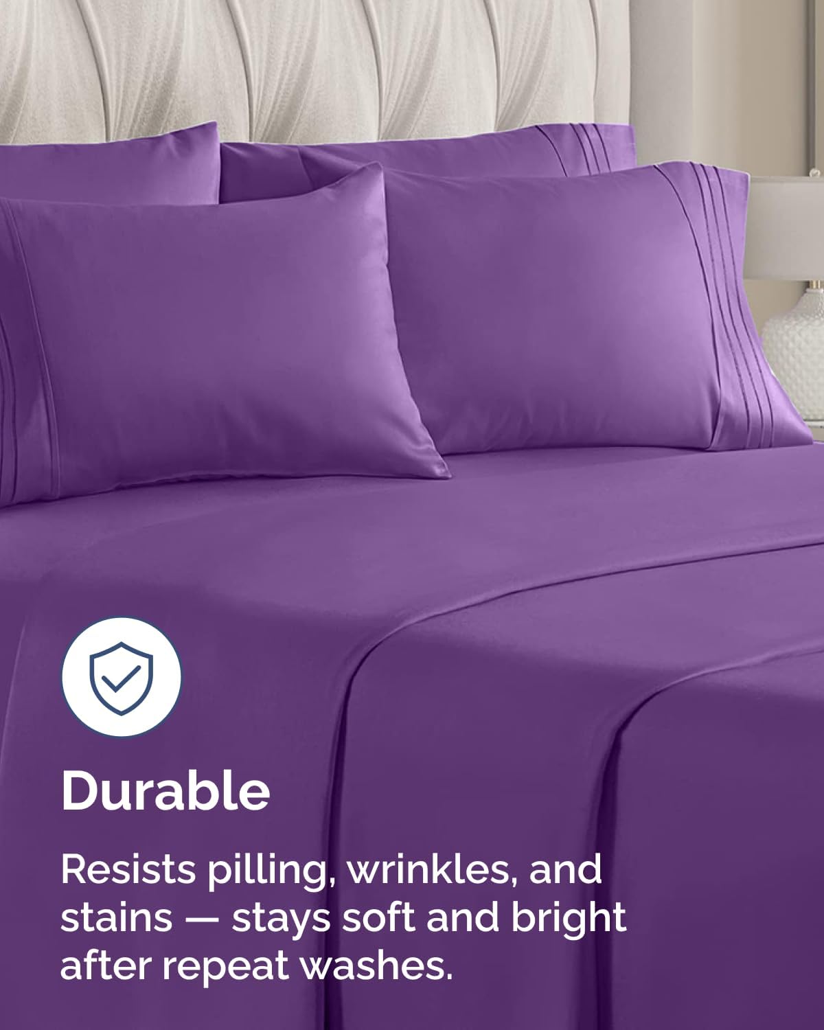 King Standard Pillow Cases Set of 10 - Ultra Soft Hotel Quality Pillowcase Covers - Comfy & Wrinkle Free - Shrink & Fade Resistant…