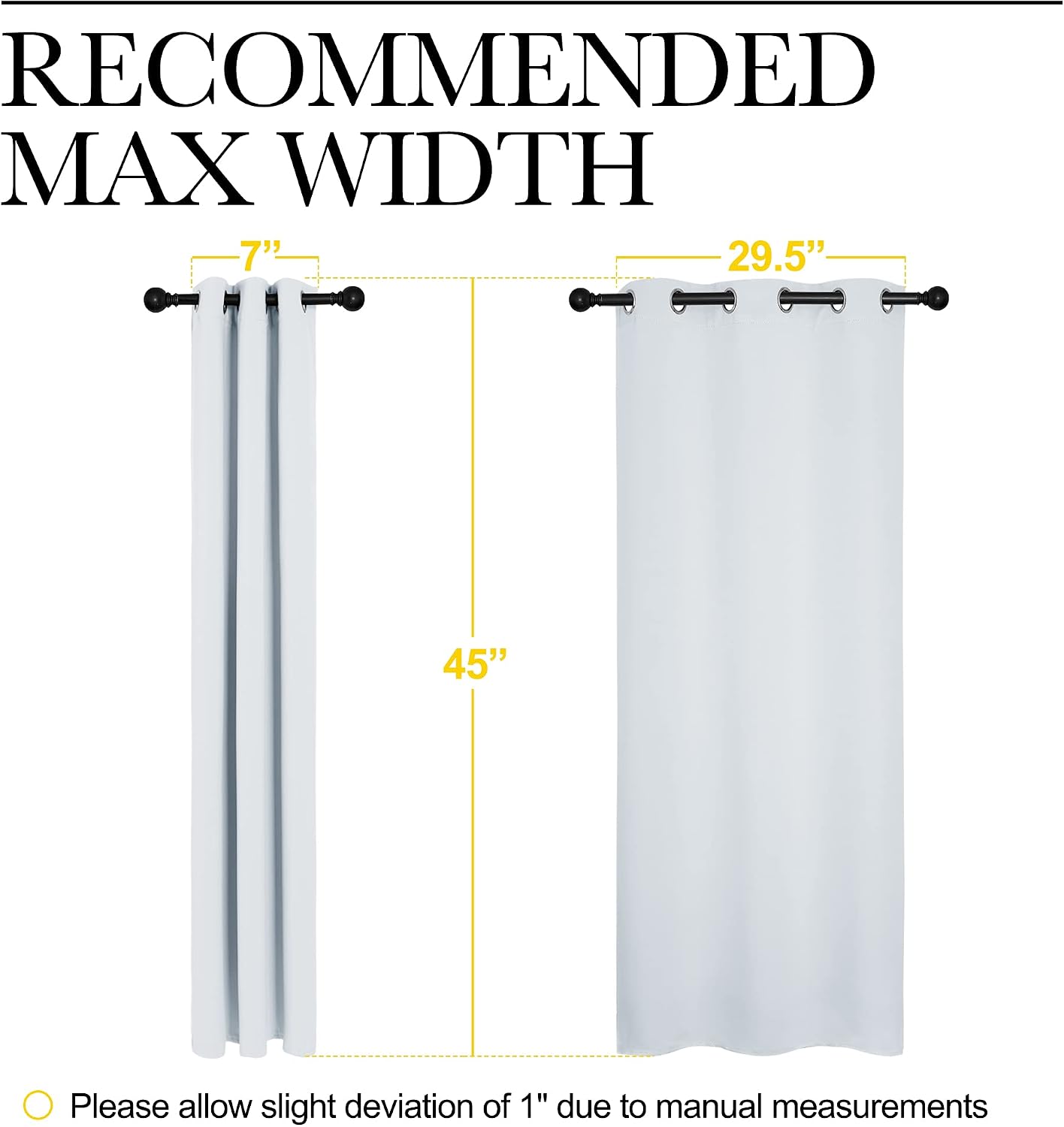NICETOWN Room Darkening Draperies Curtains Panels, Window Treatment Thermal Insulated Grommet Room Darkening Curtains/Drapes for Bedroom…