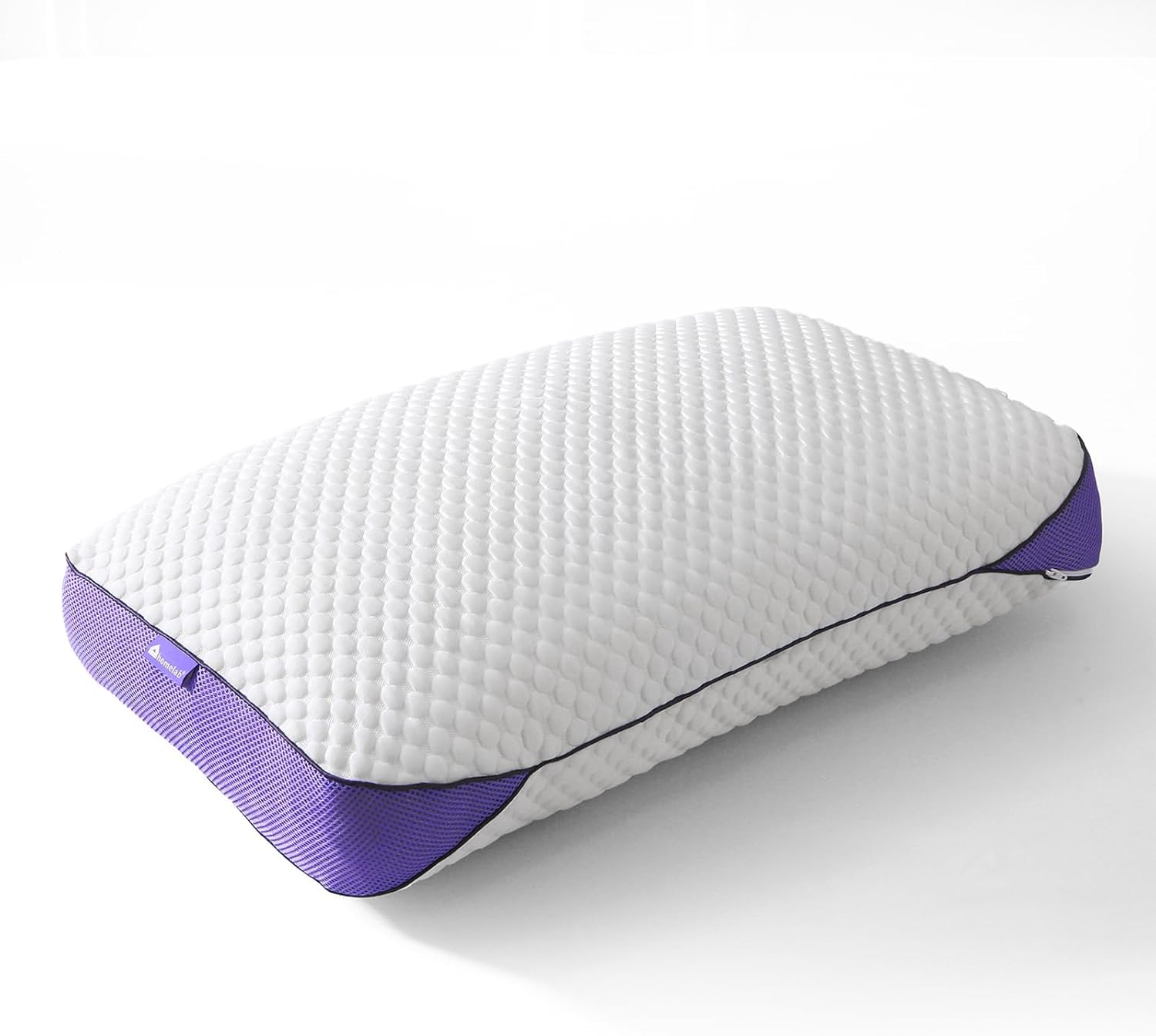 HOMELAB Adjustable Shredded Memory Foam Pillow Queen Size, Cooling Bed Pillow for Sleeping with Removable Cover, Medium Pillow for Side…