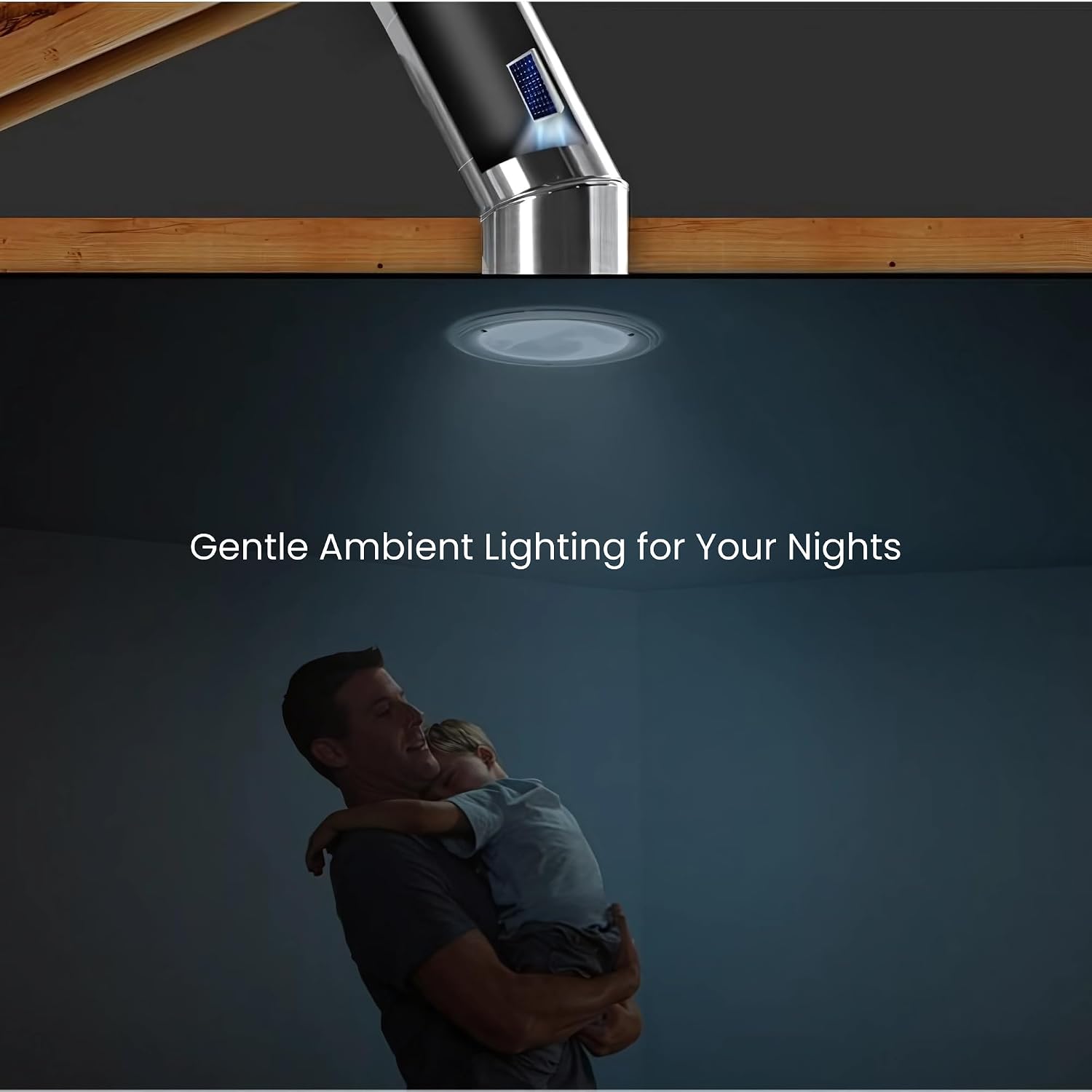 Solatube ® Solar-Powered NightLight Kit – Integrated Add-On for 160 DS & 290 DS Systems – Warm Auto-On LED Glow – Energy-Efficient Lighting…