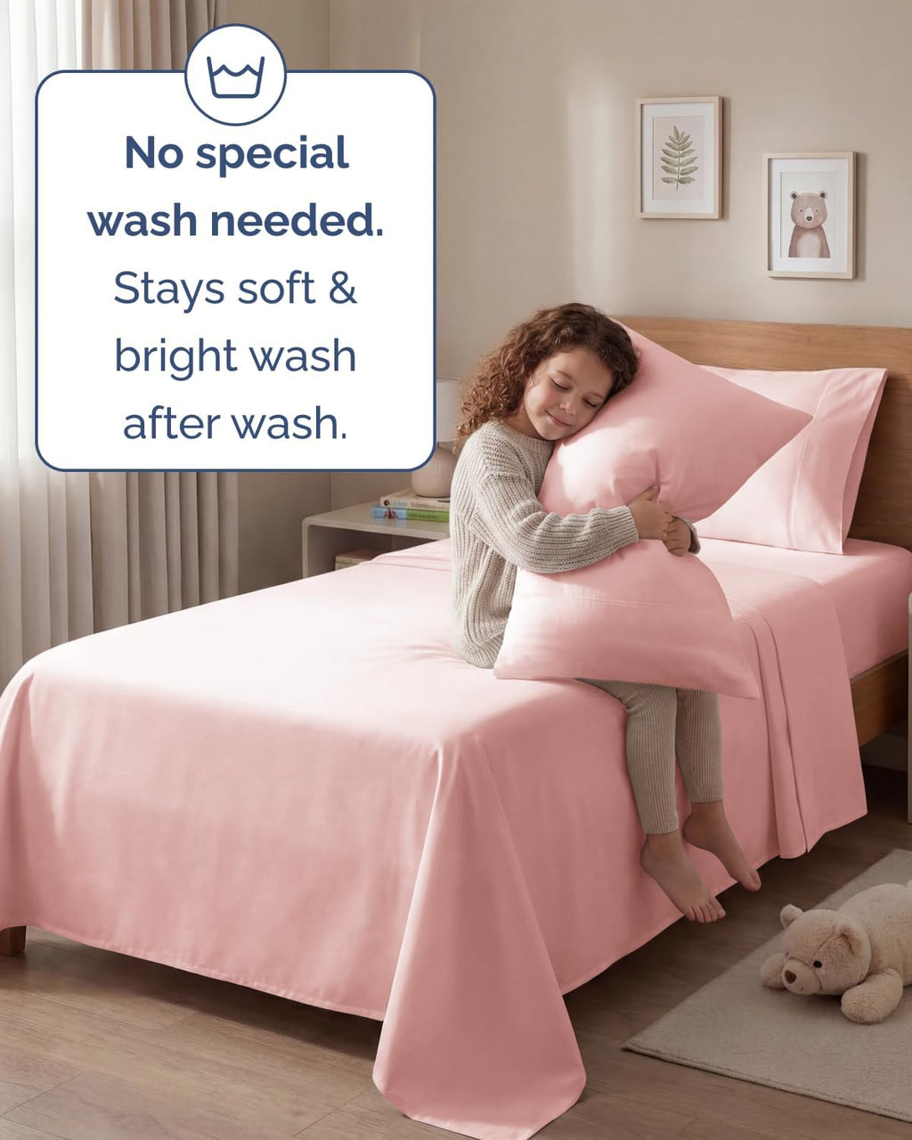 Twin 4 Piece Sheet Set - Comfy, Breathable & Cooling - Hotel Luxury Bedding for Women, Men, Kids, Teens & Children - 1 Flat & 1 Fitted…