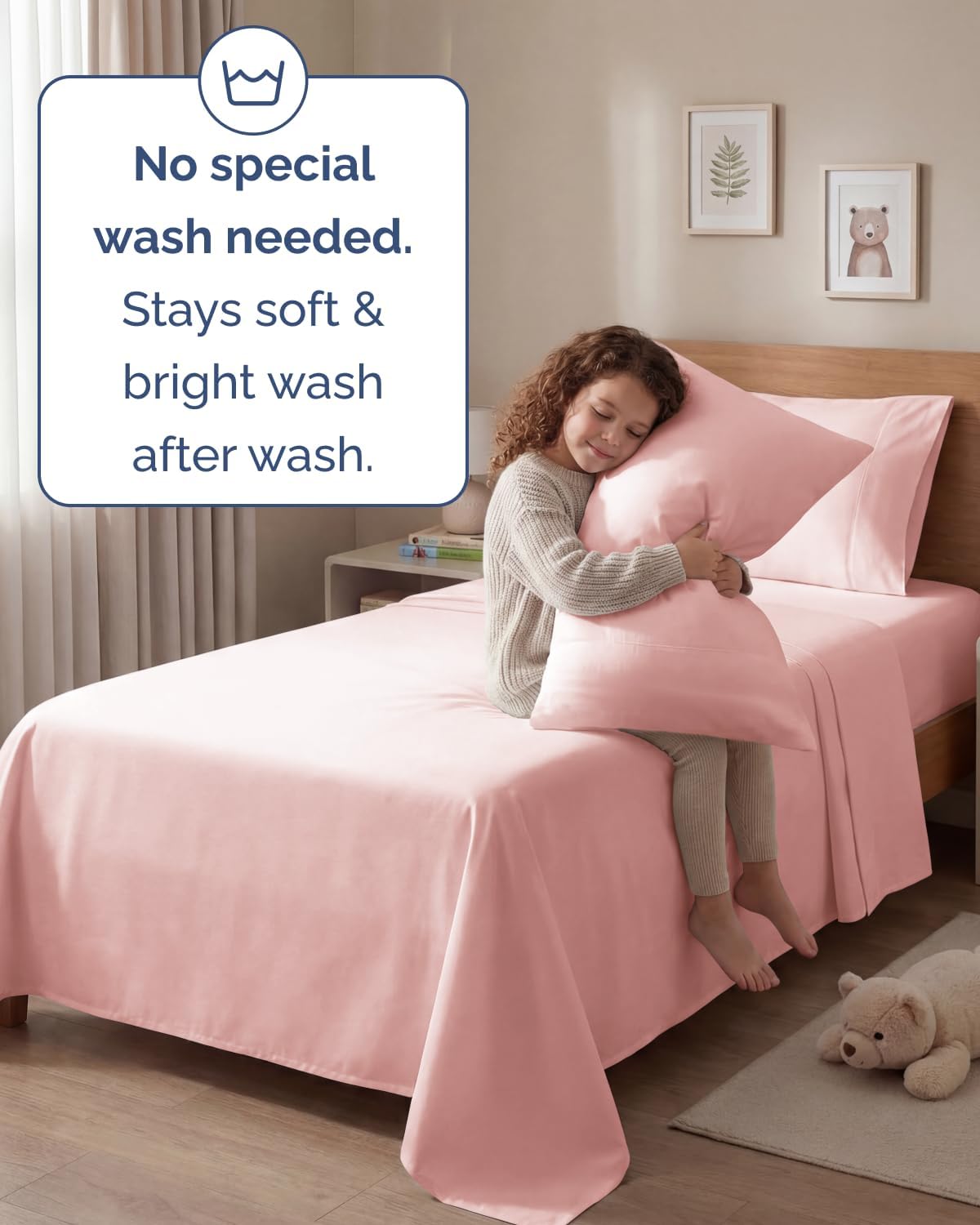 Twin 4 Piece Sheet Set - Comfy, Breathable & Cooling - Hotel Luxury Bedding for Women, Men, Kids, Teens & Children - 1 Flat & 1 Fitted…
