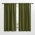 NICETOWN Blackout Curtain Panels for Living Room - (Olive Green Color) 42x63 Inch, 2 Panels Set, Thermal Insulated Room Darkening…