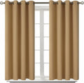 BGment Blackout Curtains for Living Room - Grommet Thermal Insulated Room Darkening Curtains for Bedroom, 2 Panels of 52 x 45 Inch, Khaki 4…