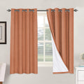 H.VERSAILTEX 100% Blackout Curtains for Bedroom Thermal Insulated Linen Textured Curtains Heat and Full Light Blocking Drapes Living Room…