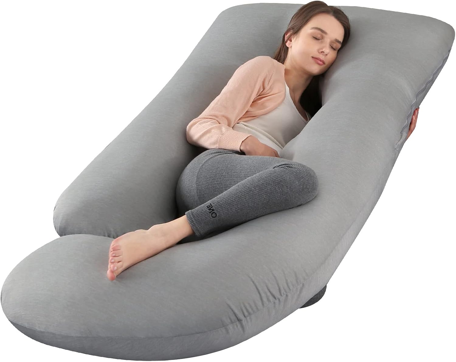 BATTOP Pregnancy Pillows for Sleeping, Full Body Maternity Pillow with Cooling Cover, Support for Back, Hips, Legs, Belly for Pregnant…