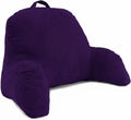 Deluxe Comfort Microsuede Bed Rest - Backrest Pillow with Arms - Bed Rest Pillow - Reading Bedrest Lounger - Sitting Support Pillow - Soft…