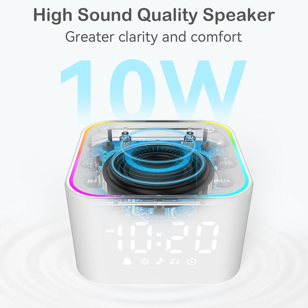 EnjoyNow Wkzay White Noise Sound Machine: 30 Non-Looping Sleep Sound relaxation for Adults - Noise Canceling for Bedroom, Adjustable…
