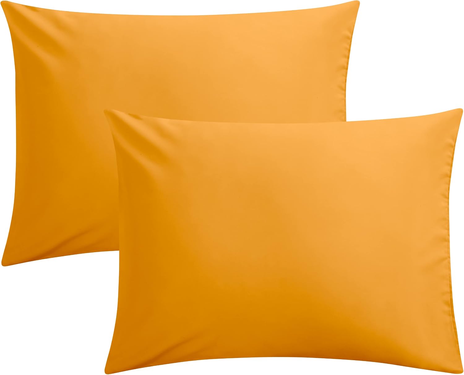 FLXXIE Pillow Cases Standard Size, Soft Microfiber Pillow Covers with Envelope Closure, Wrinkle, Stain Resistant Pillowcases, 2 Piece…